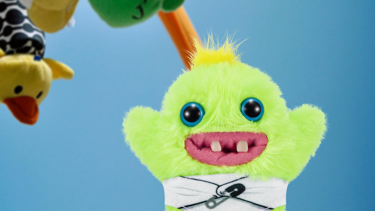 Fuggler Baby Fugg Series 3 Plush Toys by ZURU - 4" Funny Ugly Monster Collectibles with Human Teeth (3 Pack)