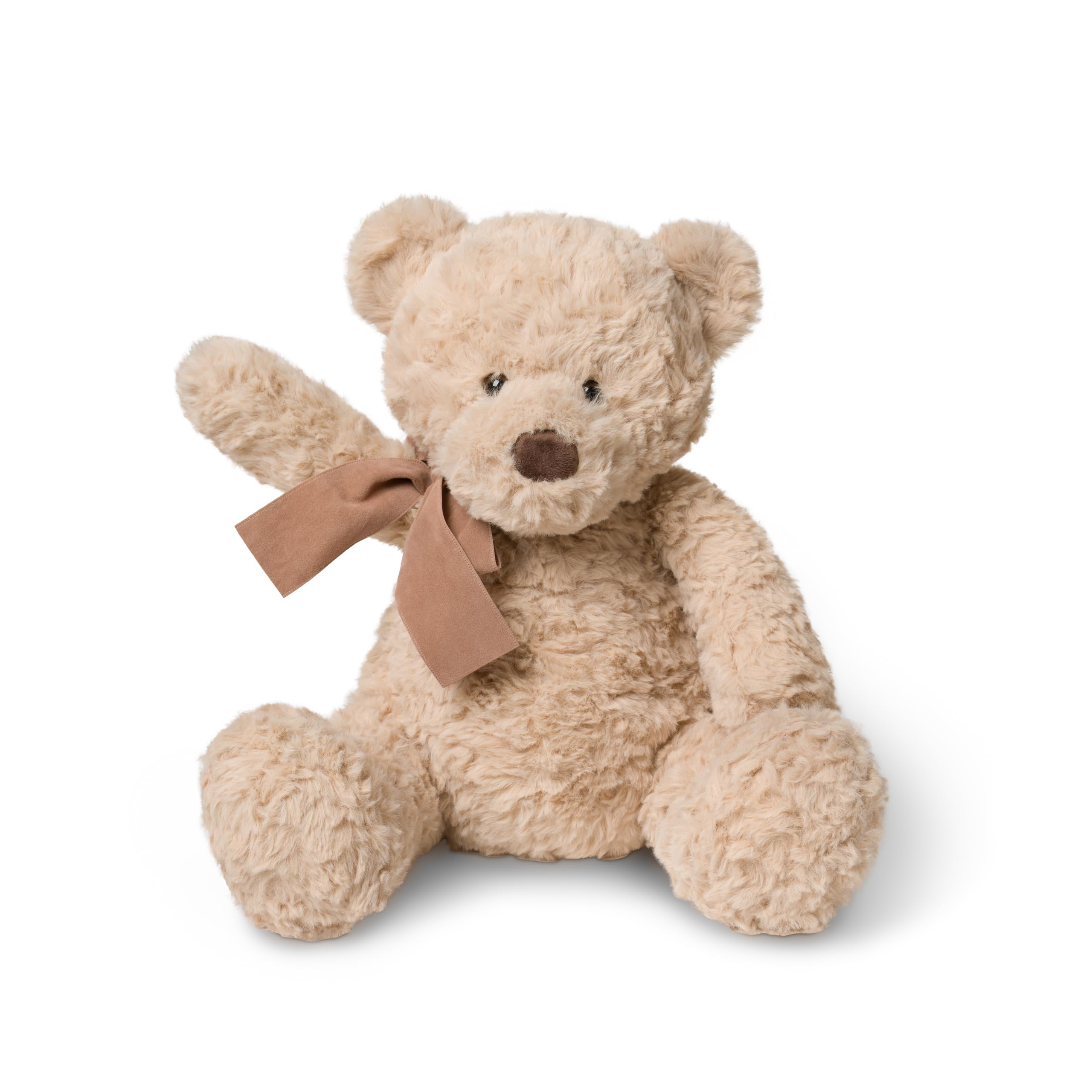 Ljuk® Napmaster™ Bruno – Teddy Kuscheltier, 30 cm, superweicher Plüschbär, klassisches Stofftier, Geschenk für Kinder, Jungen & Mädchen (Classic)